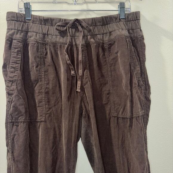 James Perse Mixed Media Corduroy Pants – Brown – Size 4 (XL) - Picture 8 of 15